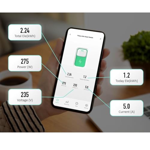 Image of Blackt Electrotech BT74NVF 63A Wi-Fi Circuit Breaker with Over-Voltage, Current Protection & Energy Metering Remote Control, Timer, & Power Monitoring | Smart Life, Alexa (Without Display)