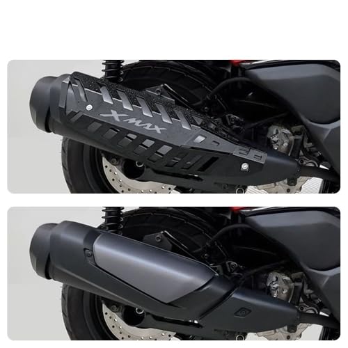 Cubierta protectora de escape para Xmax 300 protector térmico antiescaldaduras 2025 4