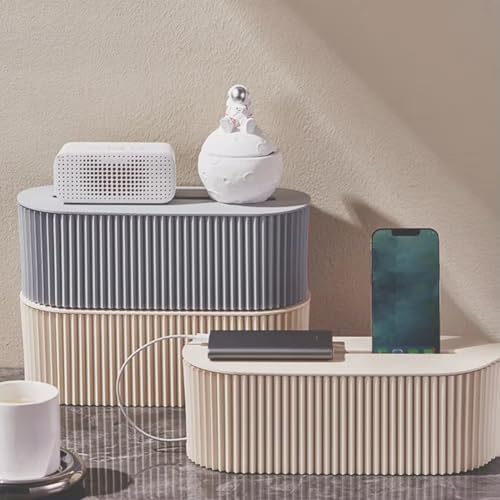 Boîte de rangement de cordon d'alimentation au design épuré