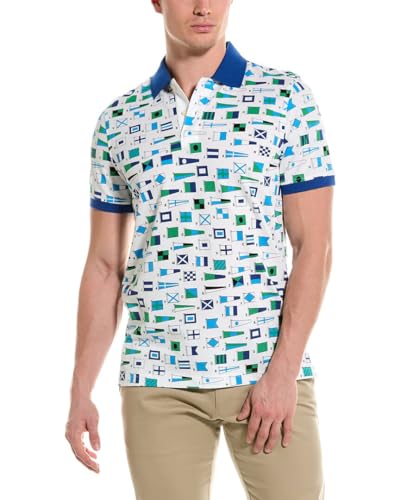 Polo haut de gamme Brooks Brothers en coton piqué ajusté style nautique pour homme