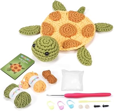 Turtle Coaster Beginner Crochet Kit