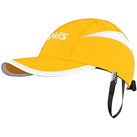 NAVIS MARINE Sailing Cap Waterproof for Men Women Fishing Hat with Retainer Clip Technical UV Sun Protection (Yellow2) Cover