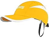 NAVIS MARINE Sailing Cap Waterproof for Men Women Fishing Hat with Retainer Clip Technical UV Sun Protection (Yellow2)