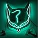 Produktbild EL Glow Maske Fuchs Maske LED Glow Maske Fluoreszierende Atmosphäre Requisiten Fuchs Maske (fluoreszierend grün)