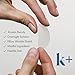 KPLUS K+ Wrinkle Patches for Marionette, Smile Lines with Hyaluronic Acid, Adenosine and Peptides - Korean Overnight Mindful-Aging Facial Stickers (60 Count)