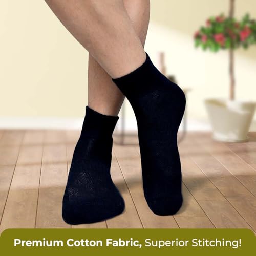 Image of Ankle Socks for Men|Sneaker Socks Breathable Socks for Loafers|Athletic Running Socks Gym Everyday Sock|6 Pairs