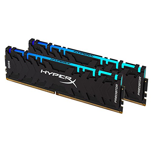 キングストン Kingston デスクトップPC用メモリ 16GB DDR4-3200 8GBx2枚 HyperX Predator RGB HX432C16PB3AK2/16 RGB LED