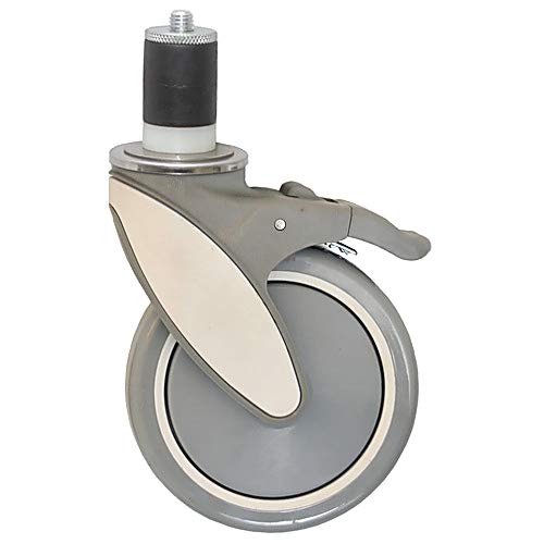 EagleGroup CAHW4-SB Table Caster, 5" Diameter (Pack of 4)