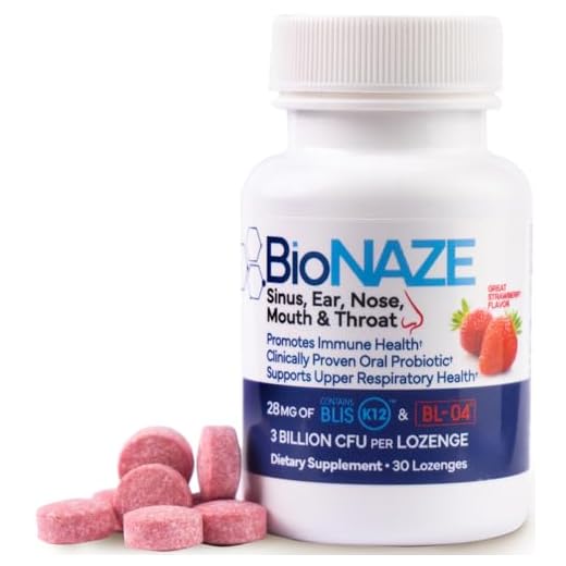 Bionaze Oral Probiotic for Sinus, Tonsil Stones, Bad Breath, Post Nasal Drip, Throat, Mouth, Teeth & Digestion - Improve Oral & Upper Respiratory Health with Clinically Proven BLIS K12 & BL-04