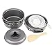 MYMM 8 pièces de randonnée, Batterie de Cuisine, randonnée, Cuisine, Pique-Nique, Bol, Casserole, Ensemble de casseroles et Sac en Filet, Camping, Survie, Plein air,Excursion (1-2 Personnes)