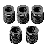 BlinkAutor Shift Knob Adapter Kit – 5 Pack Fits M10x1.25 / M12x1.25 / M14x1.25 / M10x1.5 / M14x1.5 Manual Transmission Cars, Trucks, SUVs – Aluminum Thread Inserts