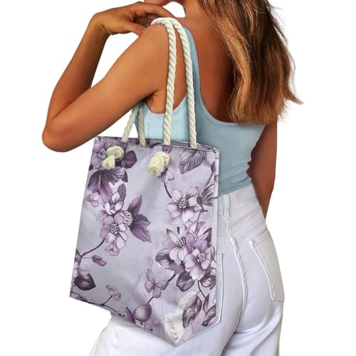 Womens Tote Handbags Large Travel Bags Soft Shoulder Bag Ladies Tote Bags for Beach Work Canvas Tote Bag4