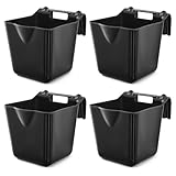 Marsui 4 Pack 15 Quart Horse Feeders for...