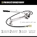 LCyindu Manual Hydraulic Pumps 2 Speed 10000Psi with Pressure Guage 1.8m Length Hose, 900cc Hand Hydraulic Pump, Aluminum Alloy Single Acting Hydraulic Pump Hand Operated for Industry, CP-700LB