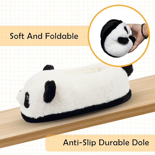 Novelty Women Animal Slippers Cute Soft Plush House Shoes Fluffy Warm Slippers Cartoon Gifts for Birthday Christmas3