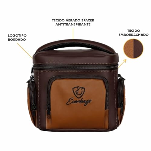 Bolsa Térmica Fitness Master Everbags Marrom Caramelo