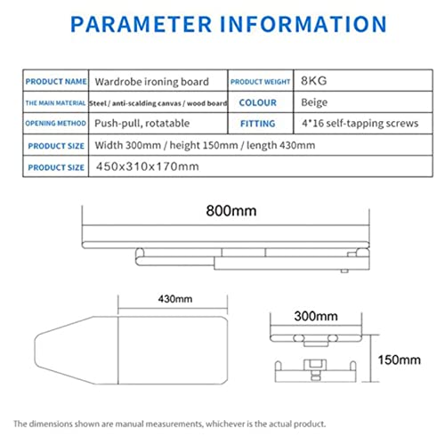 Smooth operation of retractable ironing board