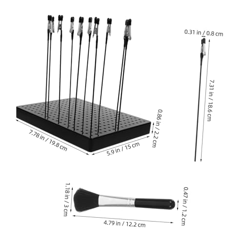 Support peinture maquette pour éviter les taches avec pinces flexibles
