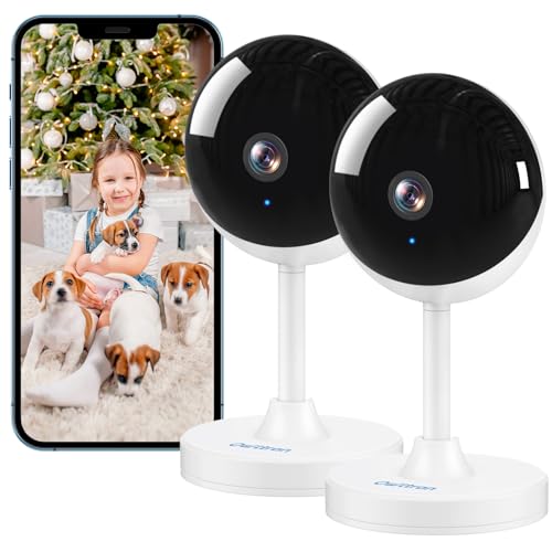 owltron Überwachungskamera Babyphone mit Kamera 2.4Ghz Kamera Überwachung innen Hundekamera mit Bewegungserkennung Nachtsicht 2-Wege-Audio WLAN Kamera für Hunde/Haustierkamera Alexa-kompatibel