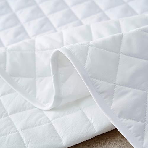 Elif Queen Size Mattress Protector, Waterproof, Quilted Cover Pad With Elastic Band Straps For Kids, Soft&Comfortable, Breathable, Vinyl Free (Queen) #TOP3