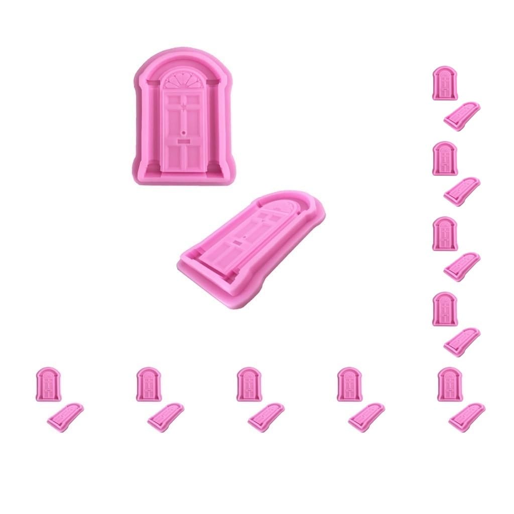 Lot de 10 moules en silicone pour décoration de gâteaux en sucre