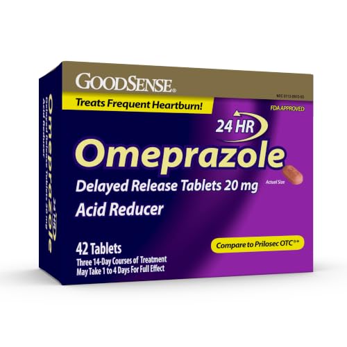 GoodSense Omeprazole Delayed Release Tablets...