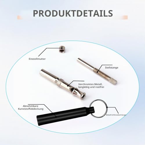 2-Stück Hundepfeife Rückruf,Lautlose Hundepfeife Hochfrequenz Lautlos,Erziehungshilfen für Hunde Pfeifen,Hundetraining Hundepfeifen,Hilfsmittel Pfeife Hund Rückruf,Ultraschall-Hundepfeife (3A)