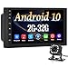 Produktbild Camecho Android 10.0 Autoradio mit Navi In-Dash Car Radio 4 Core RAM 2G ROM 32G Autonavigation, 7 Zoll IPS Bildschirm, Bluetooth 4.0/Rückfahrkamera/SWC/USB/AV Eingang/Mirror Link/FM/RDS