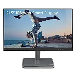 Lenovo L-Series 55.88 cm (22 inch) FHD IPS Ultraslim Monitor |16.7 Mn Colors, 75Hz, 4ms, AMD FreeSync, HDMI, TUV Eye Comfort & Low Blue Light, Smart Display Customization Artery – L22i-30 at Rs. 8800