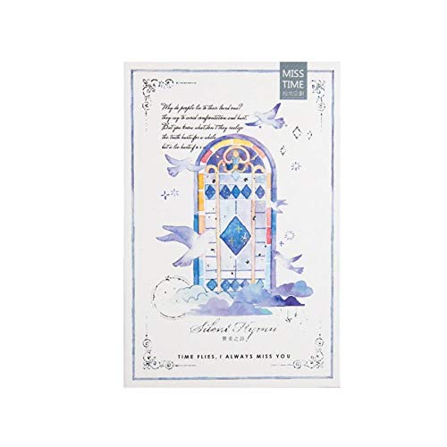 Yoin 30 Fogli/Set 2018 Nuovo Buon Natale Luminoso Un poema di lode Cartolina/Cartolina/Wish Card