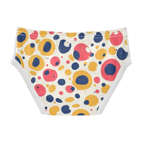 KLL Watercolor Dots Toddler Boy Pure Cotton Athletic Underwear Cute Children Panties2