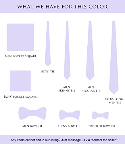 Image of Pre-Tied Adjustable Solid Tuxedo Bow Tie for Boys and Men