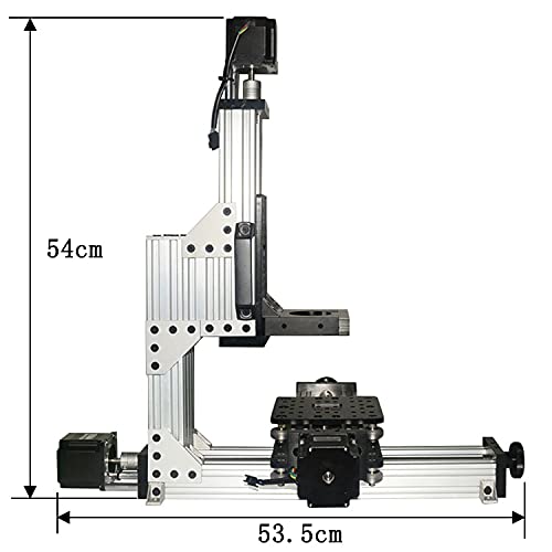Lysee 3D Printer Parts & Accessories - Not Assembled! 1 Set Mini DIY Engraving Machine Open MiniMill CNC Mechanical Kit - (Color: with 57 Motor)