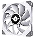 Thermaltake TOUGHFAN 14 White High Static Pressure Radiator Fan (Single Fan Pack) | Low Noise PC Fan | Case Fan | White