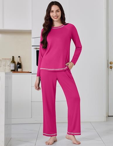 Women's Pajama Sets Long Sleeve 2 Piece - image 3