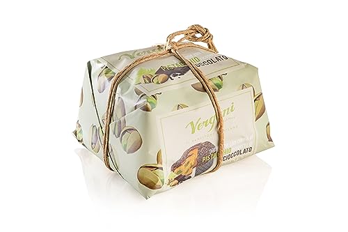 Vergani Panettone con crema al pistacchio ricoperto di cioccolato