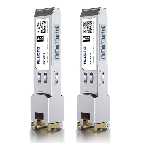 Transceptor de cobre SFP para solucionar la falta de puertos RJ45 en switches Ubiquiti y Meraki