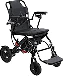 Adult Electric Wheelchair Lightweight Folding Transport Wheelchairs for Adults,250 LBS Capacity Foldable Power Chair 500W Motorized Wheel Chair for Motorized Wheelchair,12+ Km Travel Distance (Black)