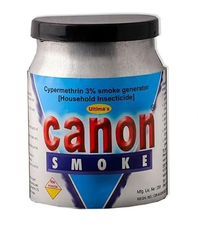 - 125 gm – Insect Repellent Smoke Fumigation for Mosquito, Cockroach, Bed Bug & Fly Control in Enclosed Spaces (Pack of 1)