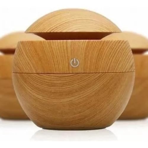 Umidificador de Ar e Aromatizador Portátil com Luminária LED e Aromaterapia – Alivia o Stress e Puri