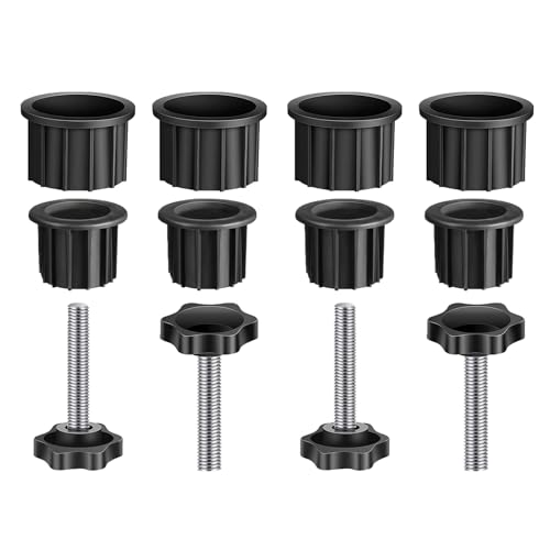 XUYUH Umbrella Stand Parasol Umbrella Mount Clamp Base Stand Hole Rings Plug Cover for Outdoor Garden Picnic Table Dock Pontoons Deck Railing