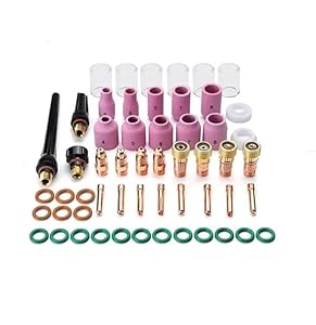 Qianghan TIG55Pcs Zestaw Końcówek Spawalniczych 55 szt.