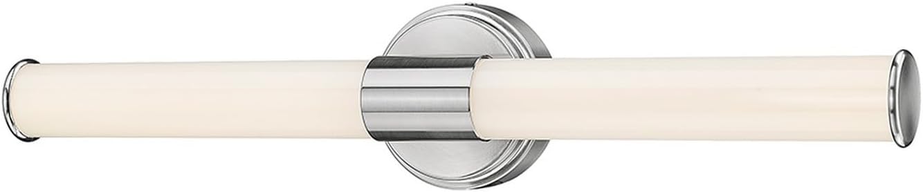 ML Lighting 2221-BN Trumann 1-Light Vanity, LED Brushed Nickel