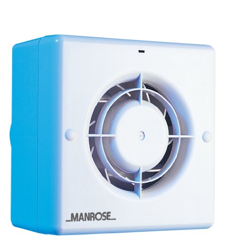 Manrose CF100T - Extractor para baño (incluye ventilador con temporizador, para conductos de 100 mm)