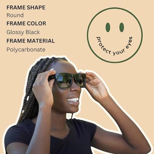 ShadyVEU Very Dark Category 4 Sunglasses for Light Sensitive Eyes UV400 Darkest Eyewear3