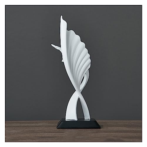 Escultura Moderna, decoración del hogar, Estatua, Arte Abstracto, Figuras, Adornos, Olas del océano, artesanía, Salas de Estar, Dormitorio, decoración de Mesa, oficinas, Pisos, Resina, B (blan