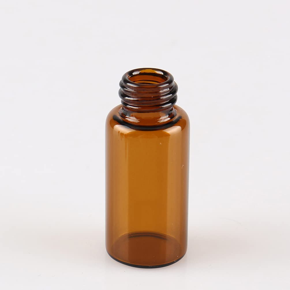 100 Pièces Mini 5ml Bouteilles en Verre D'huile Essentielle avec Orifice Réducteur, Flacons en Verre Vides apour Huiles Essentielles Aromathérapie