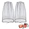 HESTYA 4 Pack Mosquito Net Mesh For Head Face Neck Fly Netting Hood From Bugs Gnats No See Net With Carry Bags For Outdoor Black