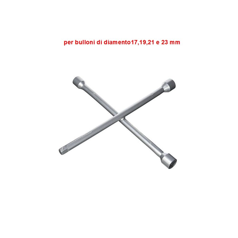 CRIC A PANTOGRAFO DA 2 TONNELLATE+CHIAVE A CROCE PER SVITARE BULLONI AUTO CRIK CON CRICCHETTO E CHIAVE INGLESE COMPATIBILE CON BERTONE KIT AUTO SET SOLLEVAMENTO GOMME