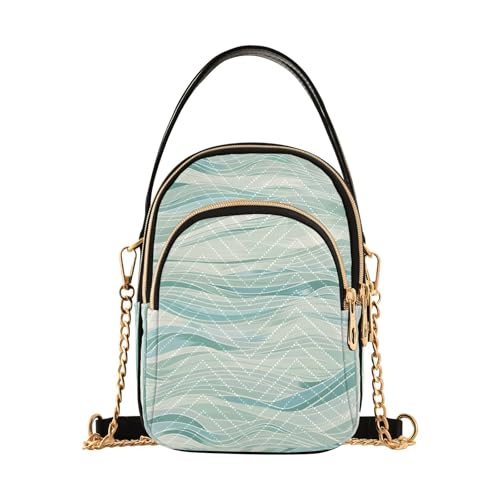 Sac banane vert menthe multipoche pour sécuriser vos affaires en ville
